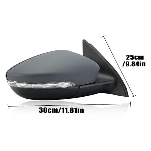Rétroviseur droit chauffant Passat B7 clignotant intégré et coque noire