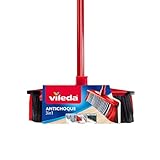 Vileda Escoba 3 en 1 con Anti-Choque para Proteger los Muebles Ligera y fácil de maniobrar