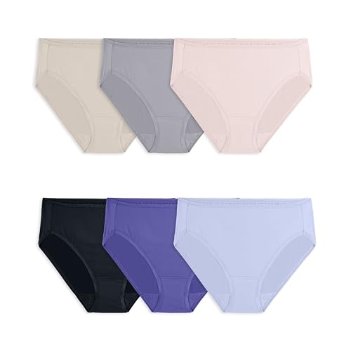 Fruit of the Loom Damska bielizna z mikrofibry, lekka i elegancka, dostępna w dużych rozmiarach, 34