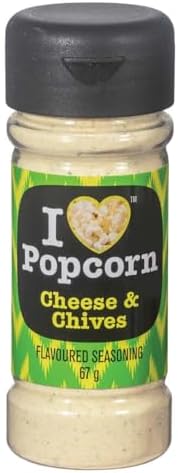 Popcorn Delights Cheese & Chives flavoured popcorn seasoning shaker