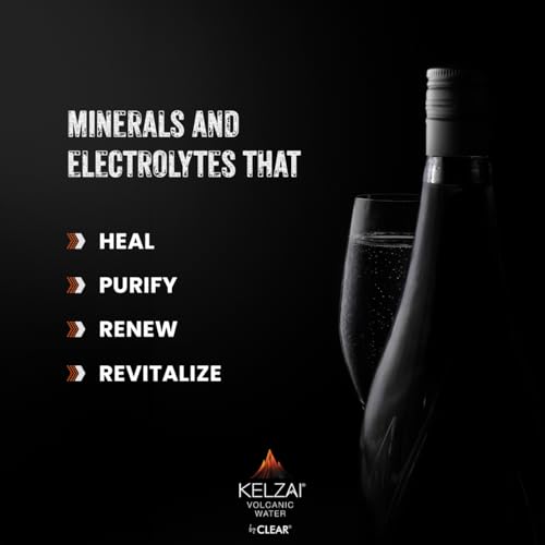Image of Kelzai Volcanic Natural Mineral Still Water | Naturally Filtered and Rich in Minerals - 300 ml (Glass Bottle - Pack of 18)