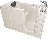 American Standard 2848.119.WRL Acrylic Whirlpool 28"x48" Right Side Door Walk-In Bathtub in Linen