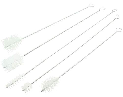 Stielbürsten-Set aus Perlon 5-teilig 730-1000 mm Kesselbürste Offenrohrbürste
