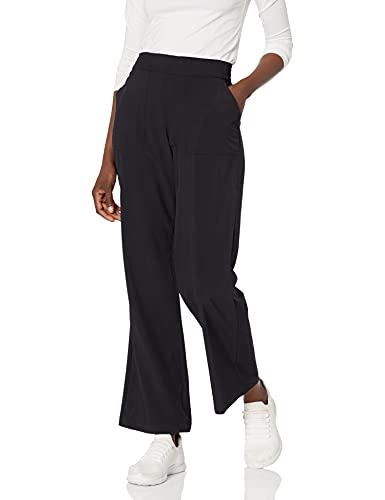 Skechers Women's Go Walk Skechweave Adventure 4 Pocket Wide Leg Pant, Black, XS