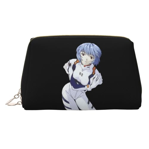 化粧ポーチ 新世紀エヴァンゲリオン 綾波レイ レディース メイクポーチ 化粧バッグ メンズ トラベルポーチ レザー 小物入れ かわいい おしゃれ 可愛い 化粧品収納 大容量 防水 多機能 旅行 持ち運び便利
