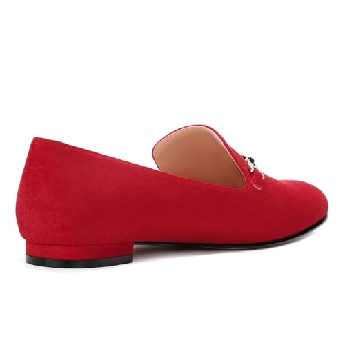 Image of Women's Loafers, Slip On Round Toe Comfortable Flats for Women Dressy and Work, Womens Business Casual Shoes