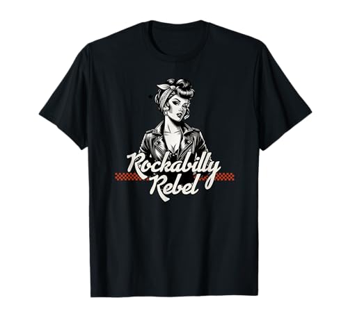 1950er Jahre Socke Hop Kostüm Retro 50er Vintage Rock-a-billy Pinup T-Shirt