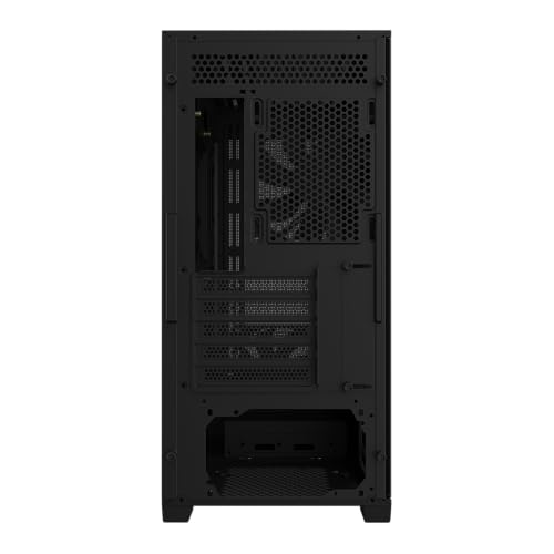 Image of GIGABYTE C102 Glass - Black Mid Tower PC Gaming Case, Tempered Glass, PSU Shroud, 2X 120mm Fans (GB-C102G)