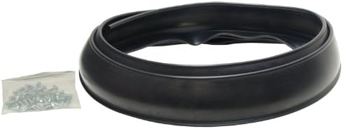 Pacer Performance 52-170 Flexy Flares Black 2-1/2" x 58" Heavy Duty No-Lip Rubber Fender Extension Kit - 2 Piece