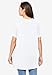 Woman Within Plus Size Perfect Short-Sleeve Shirred V-Neck Tunic - 2X, White