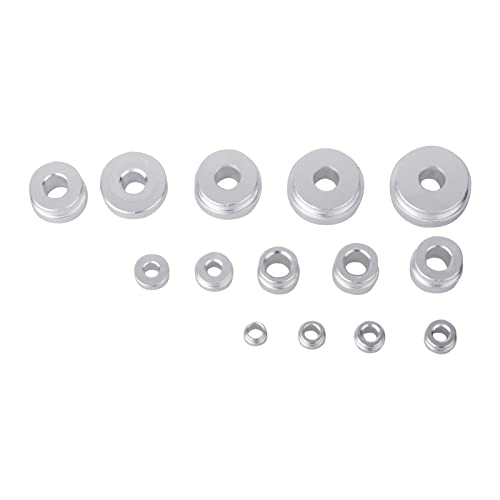 DAYUAN 17tlg Radlager Druckstück Treibsatz Werkzeug Eintreiber für Lager Buchsen Simmerring Lagerpresse Werkzeug