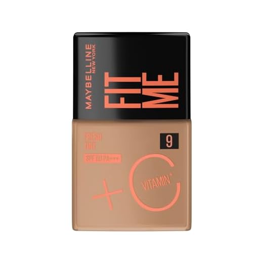 Base Líquida Maybelline NY Fit Me Fresh Tint com Vitamina C e FPS50 - COR 09-30ml