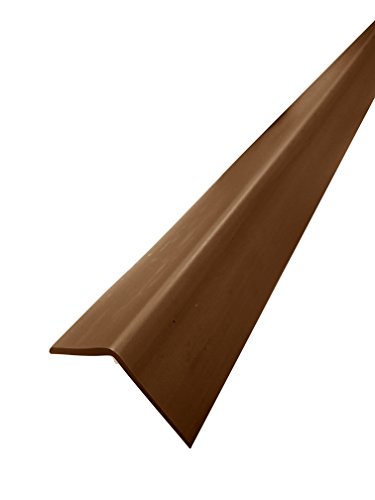 Herco 691 Flexible PVC Thermoplastic Corner Guard 54 in x 2-1/2 in x 2-1/2 in (Brown)