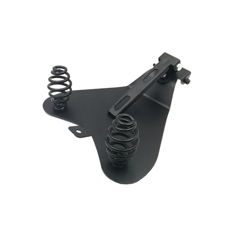 Muelles de asiento de 3" con absorción en espiral y placa base negra para Harley Sportster 48 1200