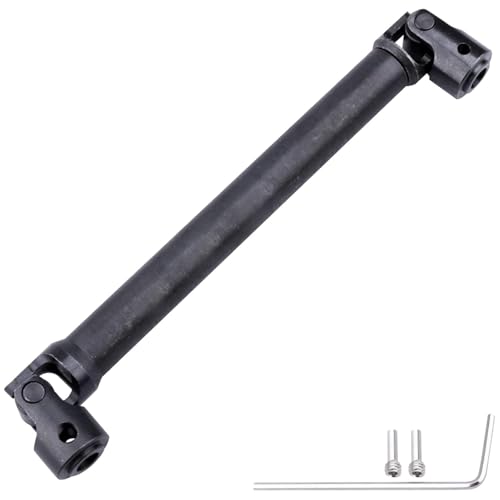 Image of Splined Steel Universal Drive Shaft Driveshafts CVD Axle Shaft 1 /10 Scale RC Crawler Car Upgrades Replacement for Traxxas Axial Tamiya RC4WD Redcat Racing (135-220mm Length)