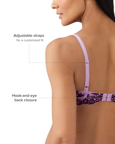 Image of Wacoal Womens Embrace Lace Lightly Padded Underwire Mid Coverage T-Shirt Bra, 853191