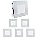 Produktbild 6 Stück SSC-LUXon® Treppenleuchte LED Piko-SQ Wandeinbauspot - für Stufen & Absätze im Außenbereich IP65 230V 1,5W warmweiß