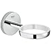 Produktbild GROHE Bau Cosmopolitan Badaccessoires, Halter für Glas (40 372), Seifenschale (40 368) oder Seifenspender (40 394), chrom, 40585001,Silber