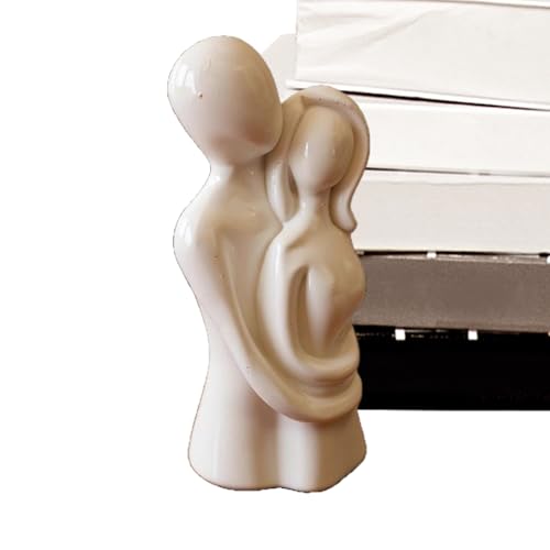 Decorazione d'amore premurosa: le statuette di coppia innamorate creano un'atmosfera calda celebrando relazioni durature, agendo come un'aggiunta premurosa al tuo spazio, raddoppiando come un regalo memorabile a tema di coppia per compleanni o vacanze