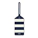 Kate Spade New York Luggage Tag, Rugby Stripe, Navy/White (165630)