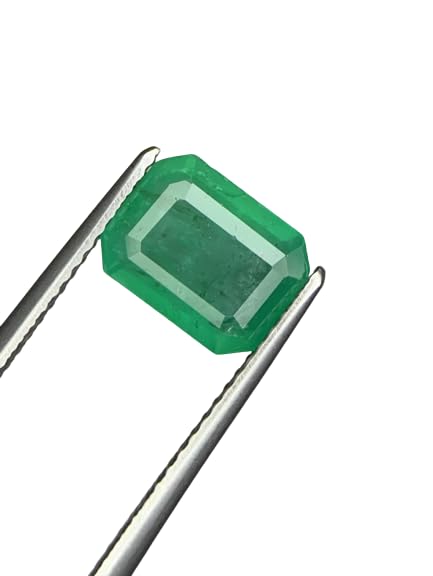 Pierre précieuse colombienne originale de 5,61 carats non chauffée d'exception