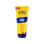 Giorgi Line - Gomina Extra Fuerte XXL con Vitaminas B3 y B5 - Fijación 3 Extrafuerte y Duración 48h - Sin Alcohol ni Siliconas - Sin Residuos y No Grasa - Acabado Brillante y Profesional - 240 ml