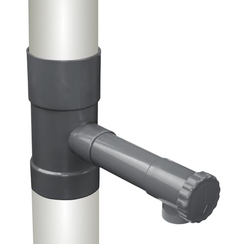 Linxor - Collecteur, récupérateur d'eau de pluie pour gouttière - Diamètre 8 cm