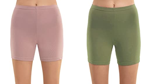 Image of OM SAI LATEST CREATION Poly Spandex Women's Sport Shorts for Regular Fit | Sport Shorts for Workout, Yoga, Running, Exercise, Cycling, Gym Wear for Casual Day (Pack of 2)