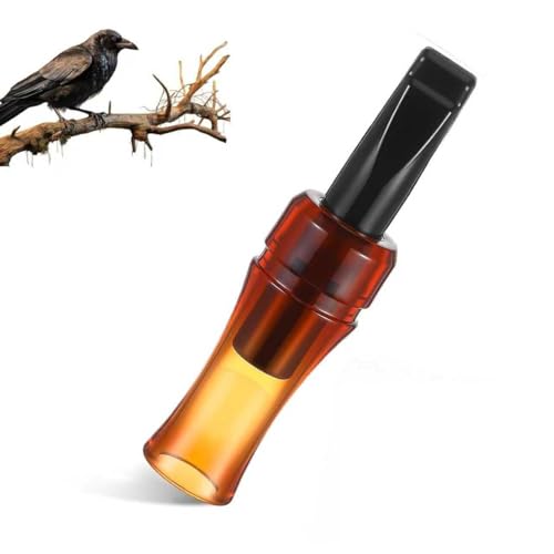 2PCS Portable Crow Bird Whistle, Realistic Sound Crow Caller Decoy for Hunting & Bird Watching, Outdoor Imitation Bird Whistle to Attract Crows, Ideal Gift for Beginners & Nature Lovers