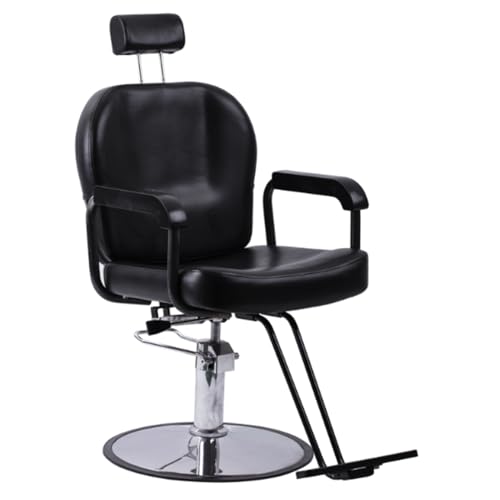 Danyel Beauty Black Color All Purpose Hydraulic Recline Barber Chair Salon Beauty Spa Hair Styling