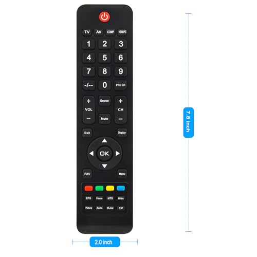 Télécommande TV NEC compatible E554 E323 E654 pour remplacer votre boîtier perdu - 6