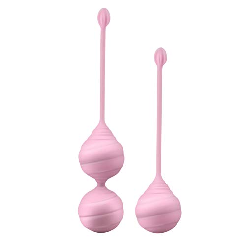 Bola de exercícios de Kegel SUPVOX peso vaginal Geisha esferas de reparo (rosa)