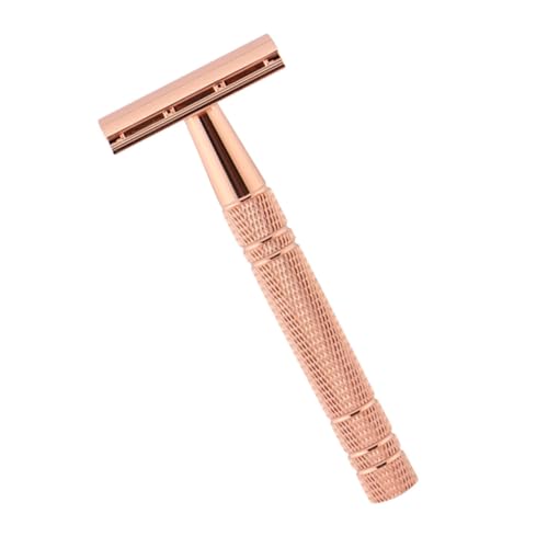 NUOBESTY 伝統的な両刃手動ひげ剃り 髭 体毛用シェーバー プロ仕様 自宅 旅行 ホテル向け 贈り物に