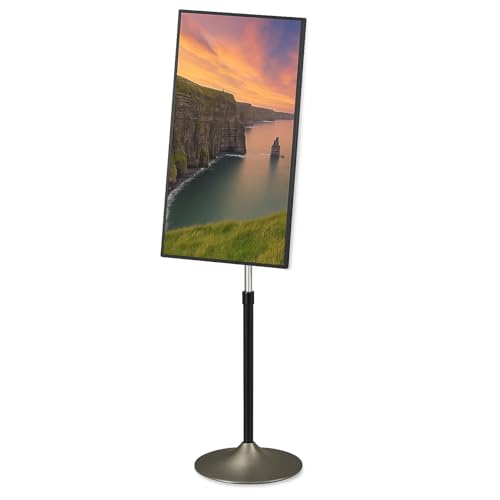 Support de sol pour écran plat 27 pouces Techly ICA-TR10 argenté