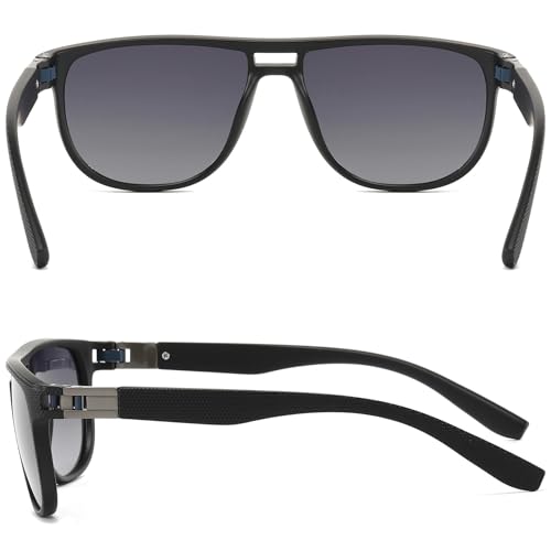 Square Aviator Polarized Sunglasses for Men UV400 Protection Driving Gradient Sun Glasses Shades Retro 70s Trendy3