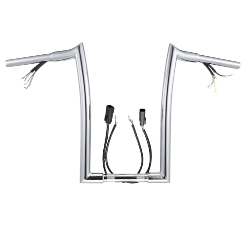 MoKitDora Sportster Dyna Softail zς nho[ 14C` CY 1-1/4C` t@bg 1C` Nv GCvnK[ Meathook Bar 2007-2013 Harley Sportster/D