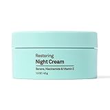 Sun Bum Skin Care Restoring Night Cream - Vegan and Cruelty Free Moisturizing Formula with Niacinamide and Vitamin E - 1.5 oz