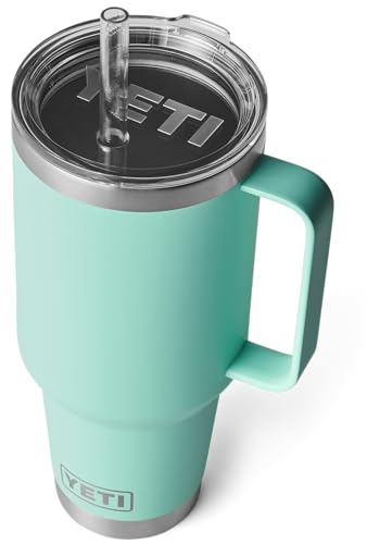 YETI Rambler Trinkbecher Mit Trinkhalmdeckel, Seafoam, 42 oz (1,2 l) – Ansicht 1