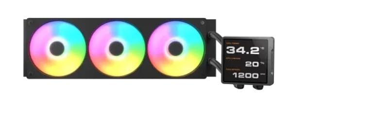 CPU Water Cooling Poseidon Vistek Pro 360, ARGB, Black