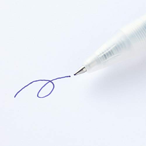 Image of MUJI - 0.5mm Blue Smooth Gel Ink Retractable Ballpoint Pen (10 Pieces)