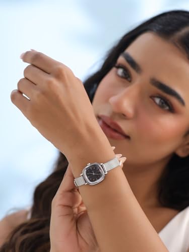 Image of Retro Hues Collection Analog Stainless Steel Wrist Watch for Women | Birthday Anniversary Gift