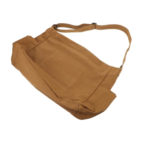 Sac bandoulière épaisse toile robuste femme grand sac cabas vintage voyage