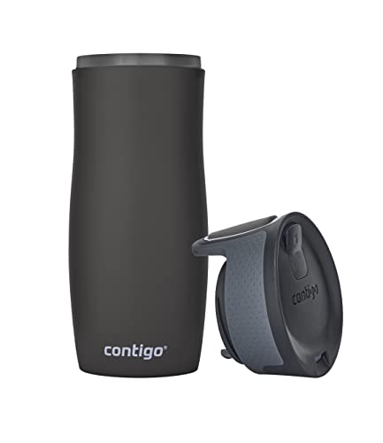 Contigo West Loop Autoseal Travel Mug, Stainless Steel Thermal Mug, Vacuum Flask, Leakproof Tumbler, Coffee Mug with BPA Free Easy-Clean Lid, 470 ml