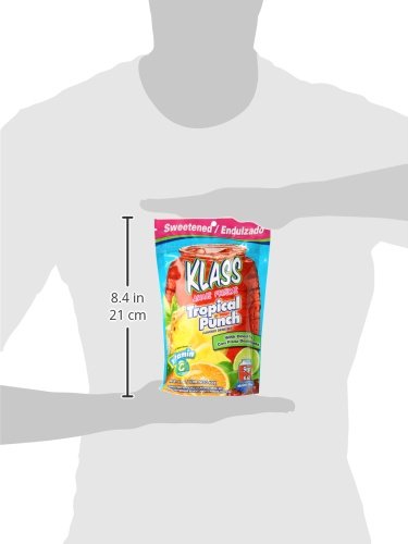Klass Tropical Punch Flavored Drink Mix with Dried Fruit