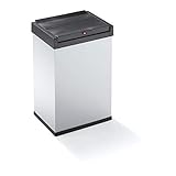 Hailo Big-Box Swing L Mülleimer (35 Liter, selbstschließender Schwing-Deckel, Müllbeutel-Klemmrahmen) 6440-312