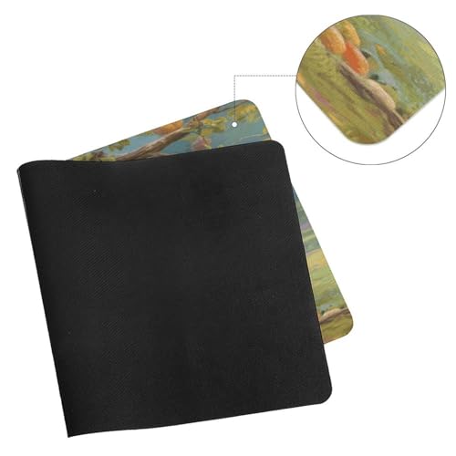 Ancient Tree Flower Fairy Mouse Pad grande de goma antideslizante miniatura 7