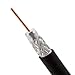 Five Star Cable RG6 UTP 1000 ft Shielded Coaxial Cable ETL Listed for use with Audio, Video, and CATV/MATV Transmission. Black (1000 Ft, Black)