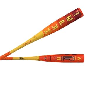 Easton | 2025 | Hype Fire Baseball Bat | USA | -5 / -8 / -10 / -11 Drop | 2 5/8″ Barrel | 2 Pc. Composite