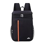 Mochila Térmica Impermeável Grande Capacidade Cooler Garrafa Vinho Quente Frio (PRETO)