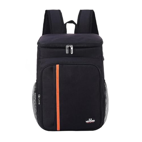 Mochila Térmica Impermeável Grande Capacidade Cooler Garrafa Vinho Quente Frio (PRETO)